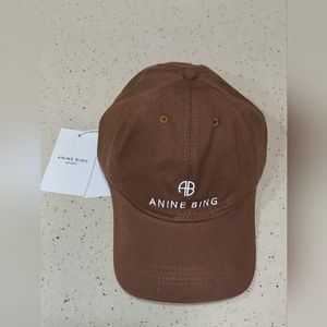 ANINE BING Jeremy Baseball Cap Dark Camel